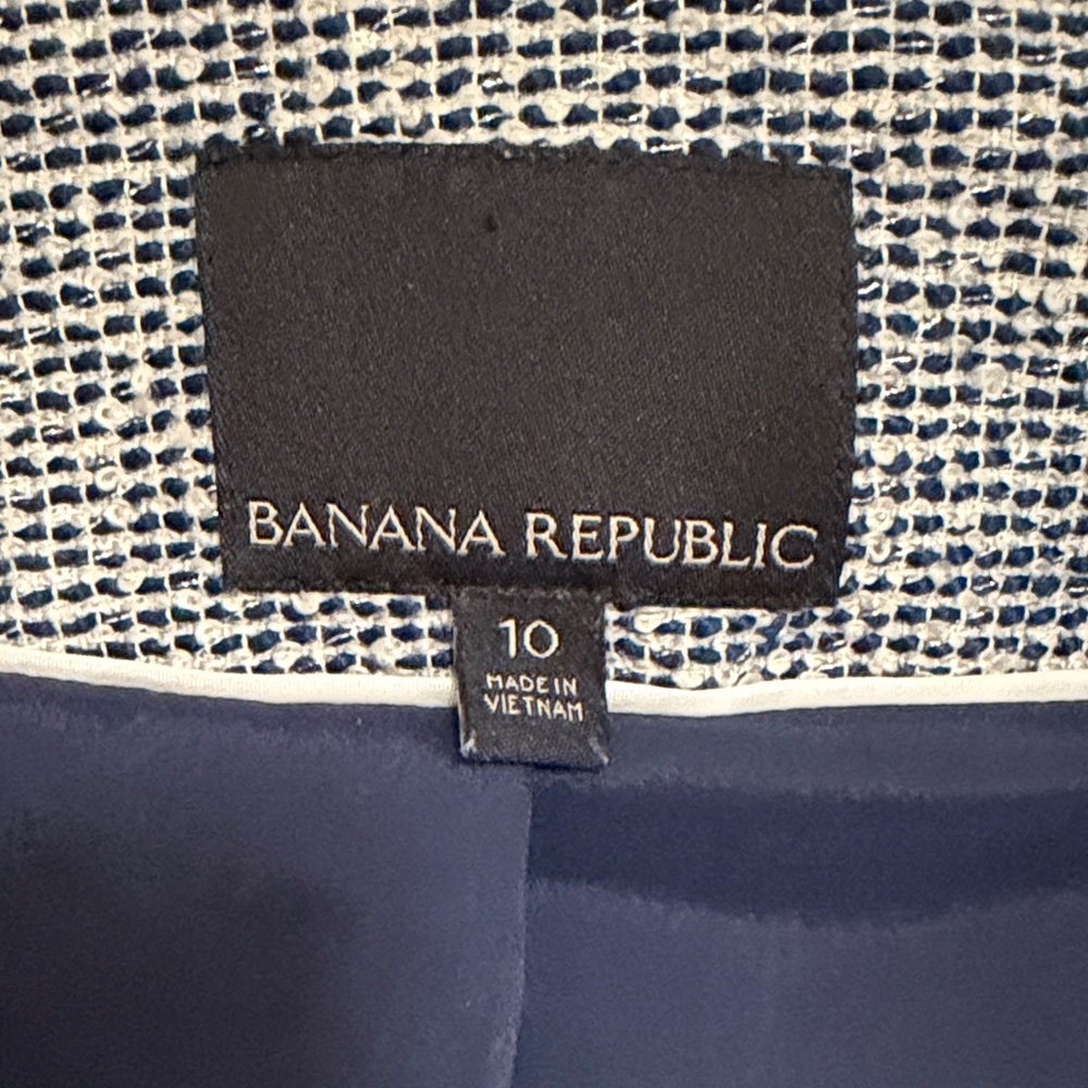 Banana Republic Women's Gray Tweed Blazer - Picture 4 of 6